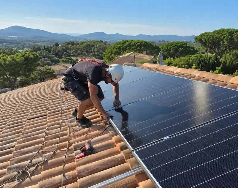 Installateur panneaux solaires Camors — pose photovoltaïque sur toiture
