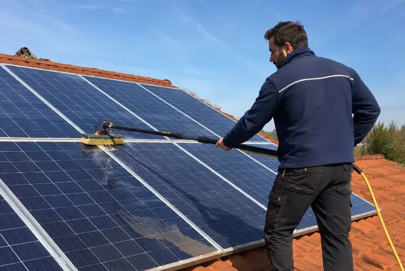 Nettoyage et entretien de panneaux solaires à Camors